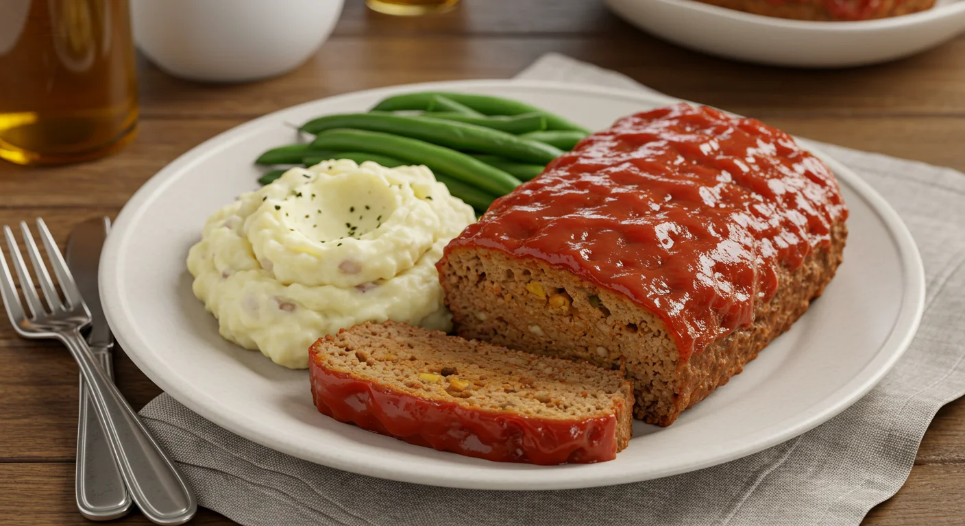 Cracker Barrel Meatloaf Recipe Feature Image