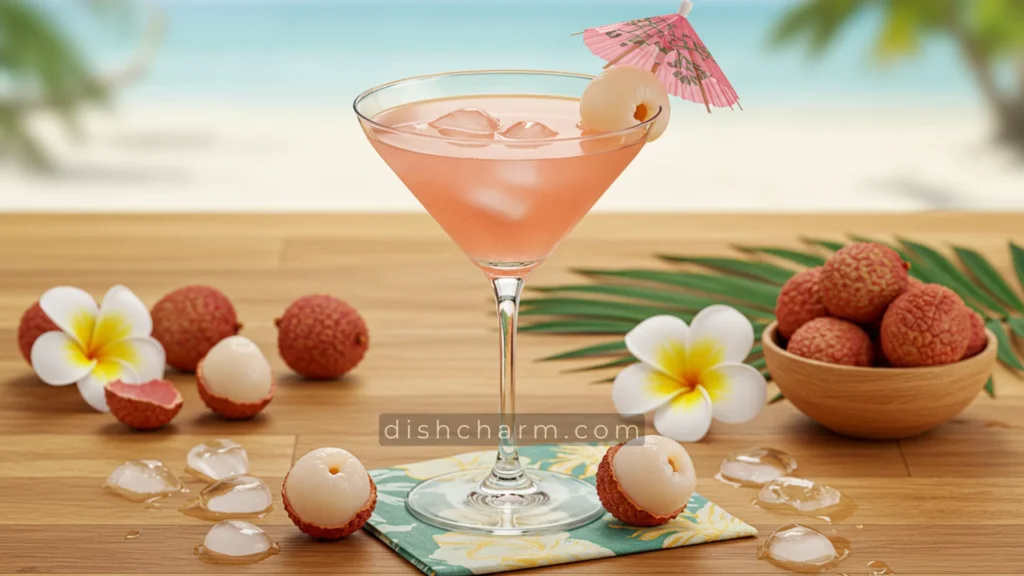 Feature image of Lychee Martini Recipe