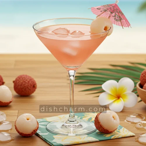 Feature image of Lychee Martini Recipe