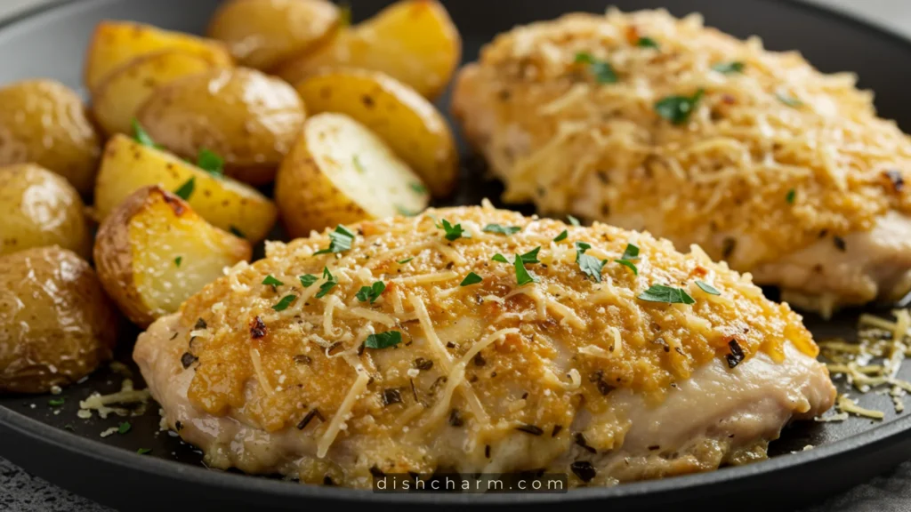 Garlic Parmesan Chicken and Potatoes