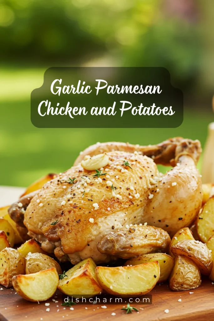 Garlic Parmesan Chicken and Potatoes Recipe 