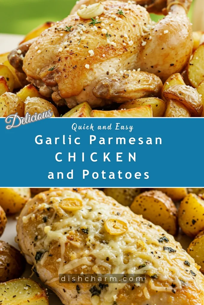 Garlic Parmesan Chicken and Potatoes Recipe 