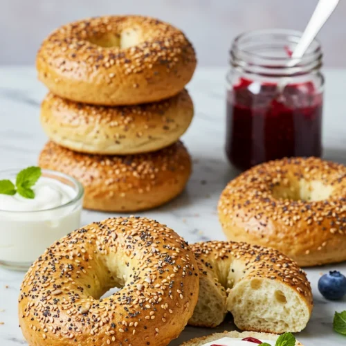 Homemade Yogurt Bagels Recipe