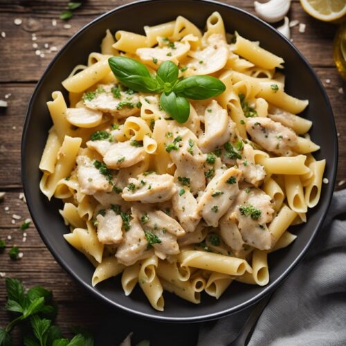 Garlic Parmesan Chicken Pasta