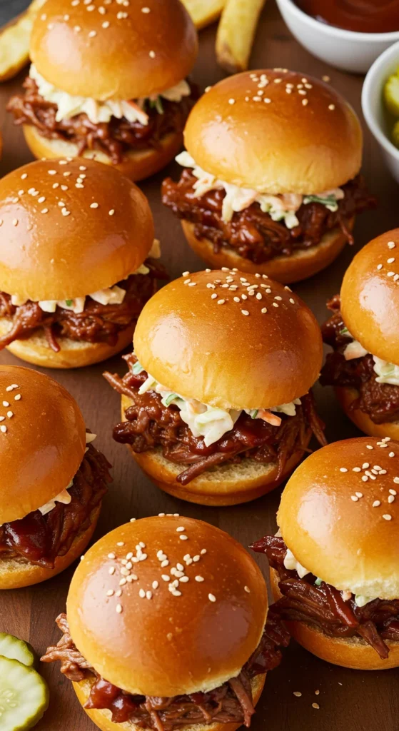 BBQ Pulled Beef Sliders