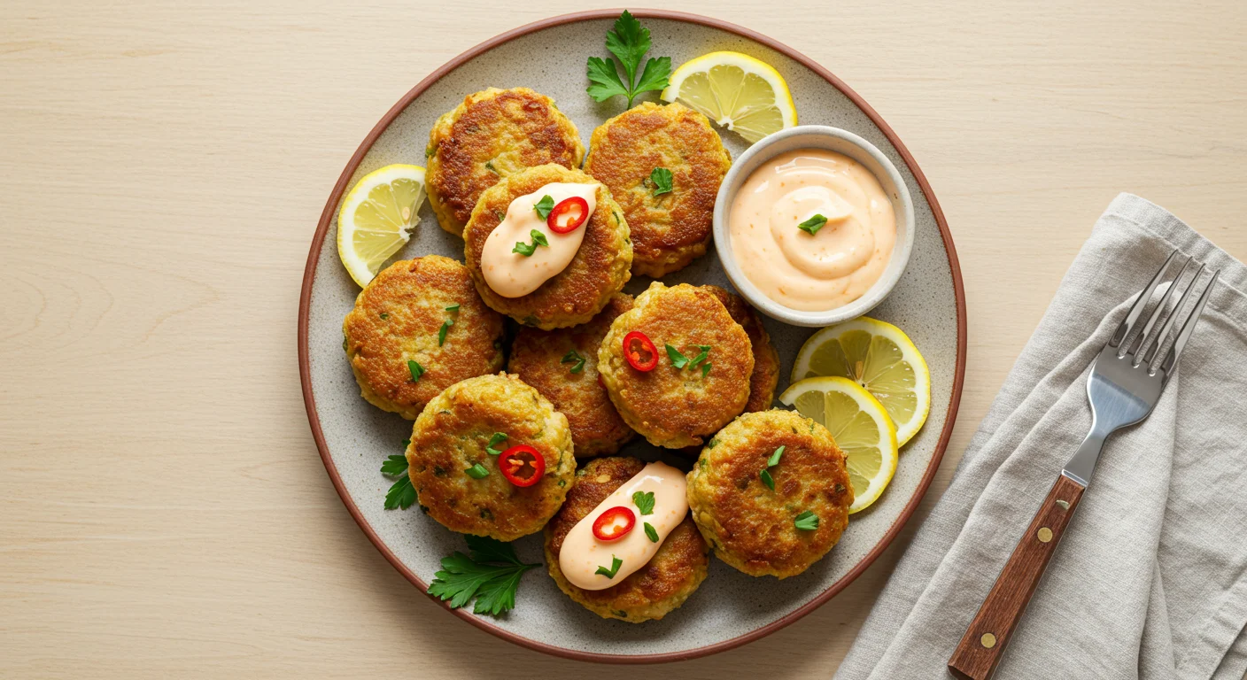 Baked Crab Cakes with Spicy Mayo feature image