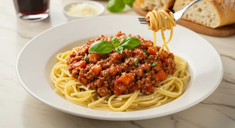 Beef Bolognese with Spaghetti feature image