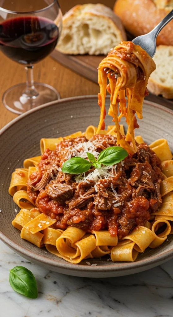 Beef Ragu with Pasta Beef Ragu with Pasta