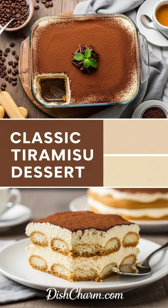 Classic Tiramisu Dessert 1 Classic Tiramisu Dessert