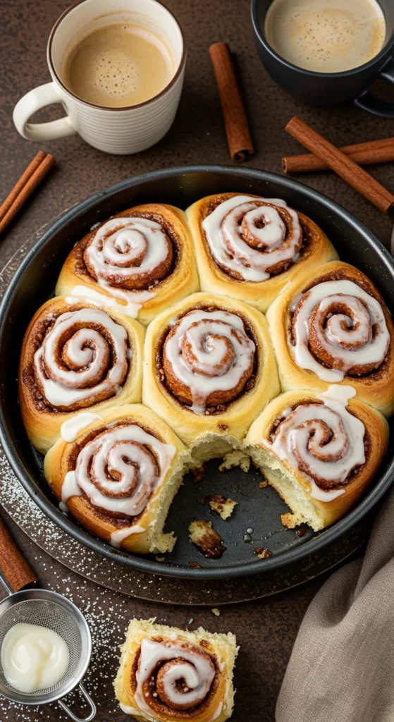 Homemade Cinnamon Rolls with Icing 3