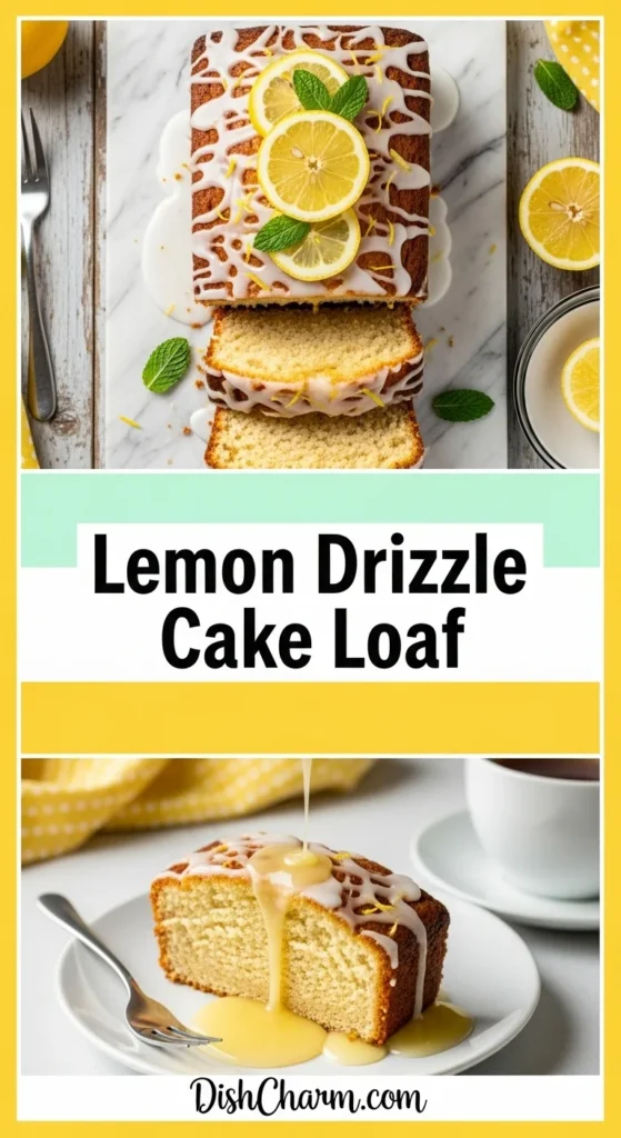 Lemon Drizzle Cake Loaf 1 Lemon Drizzle Cake Loaf