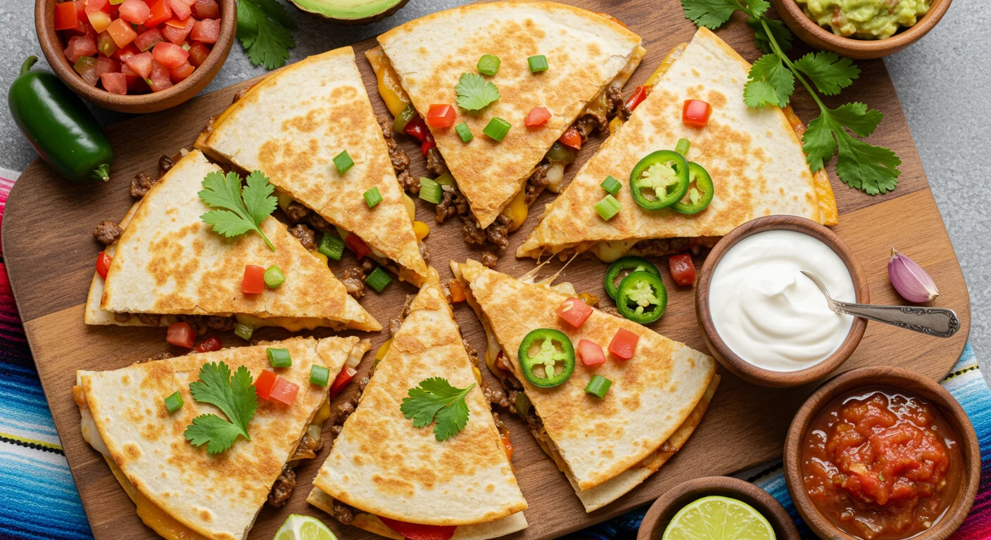 Mexican Beef Quesadillas feature image
