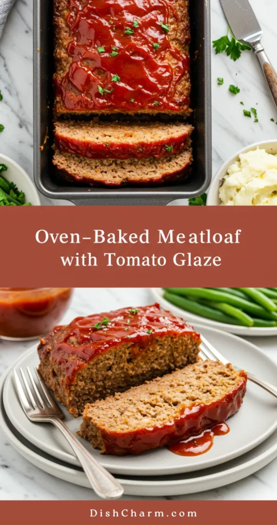 Oven Baked Meatloaf with Tomato Glaze Oven-Baked Meatloaf with Tomato Glaze