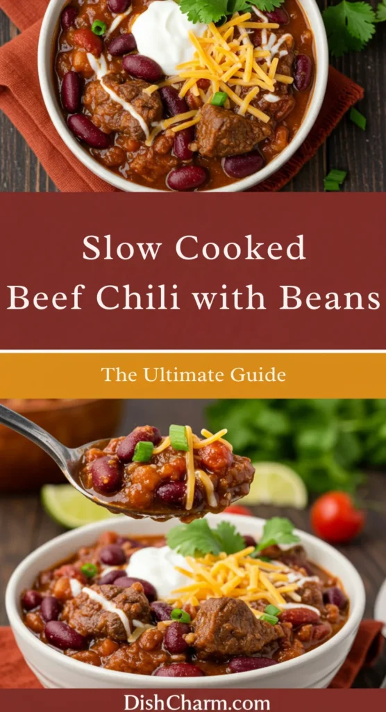 Slow Cooked Beef Chili with Beans 2
