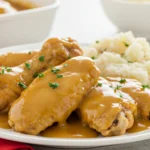 Smothered Chicken Wings with Gravy feature image