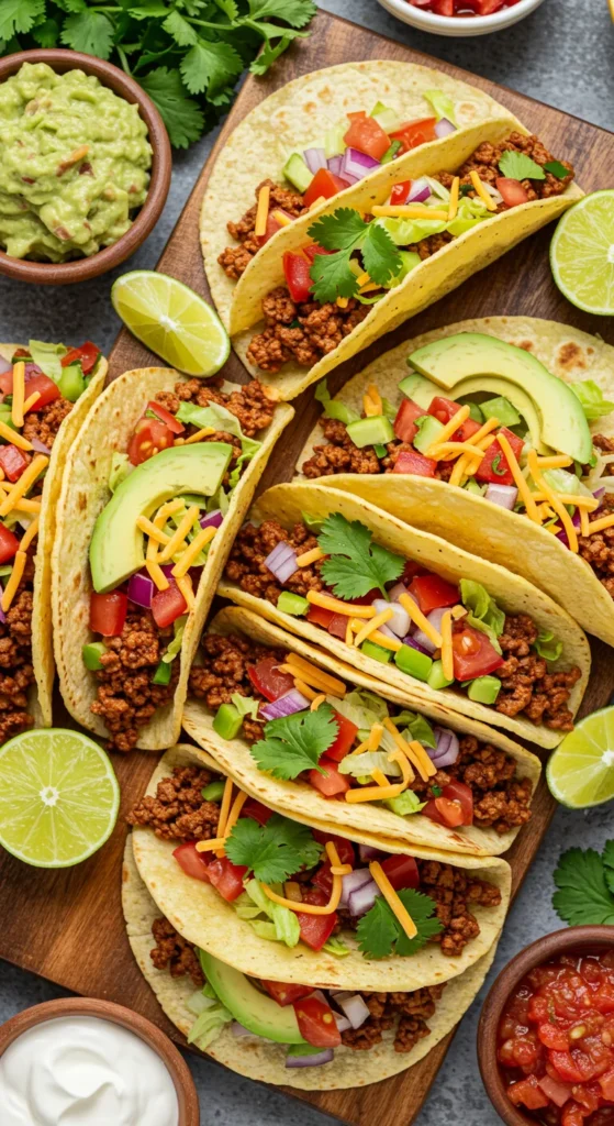 Spicy Beef Tacos with Salsa 1 1 Spicy Beef Tacos with Salsa