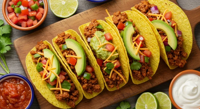 Spicy Beef Tacos with Salsa feature image