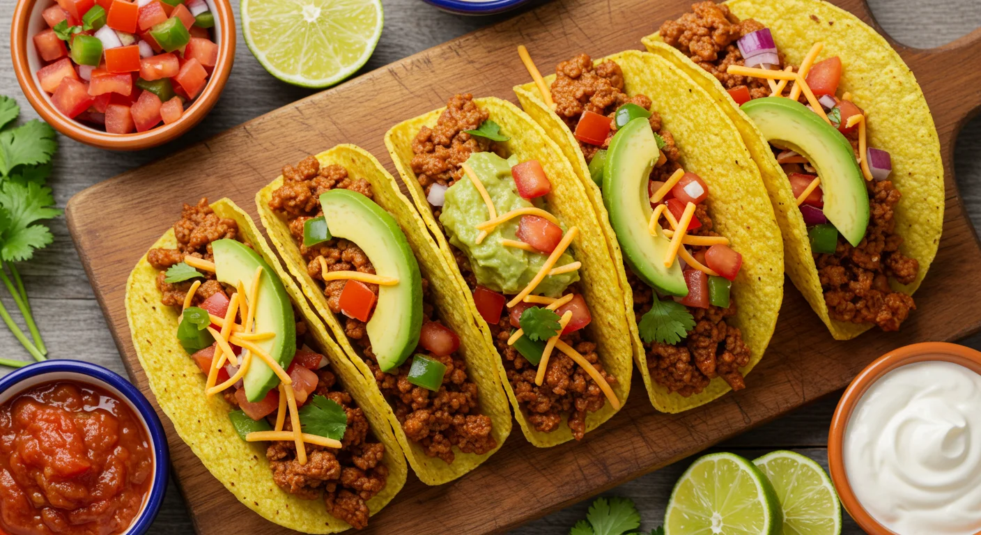 Spicy Beef Tacos with Salsa feature image