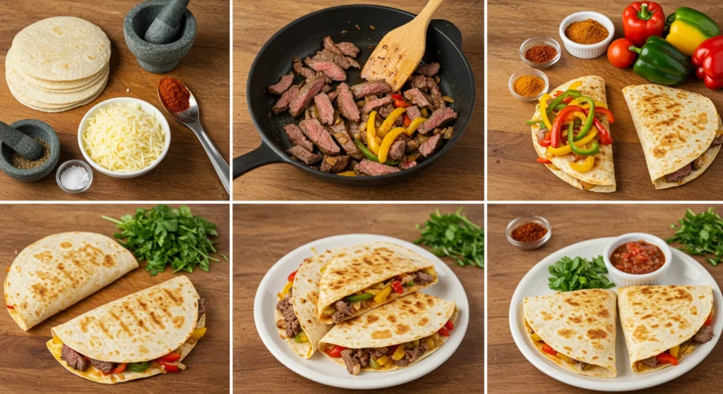 Step-by-Step Guide to Making Mexican Beef Quesadillas