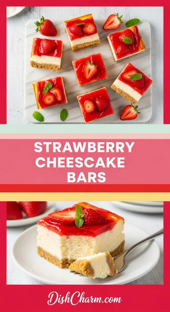 Strawberry Cheesecake Bars