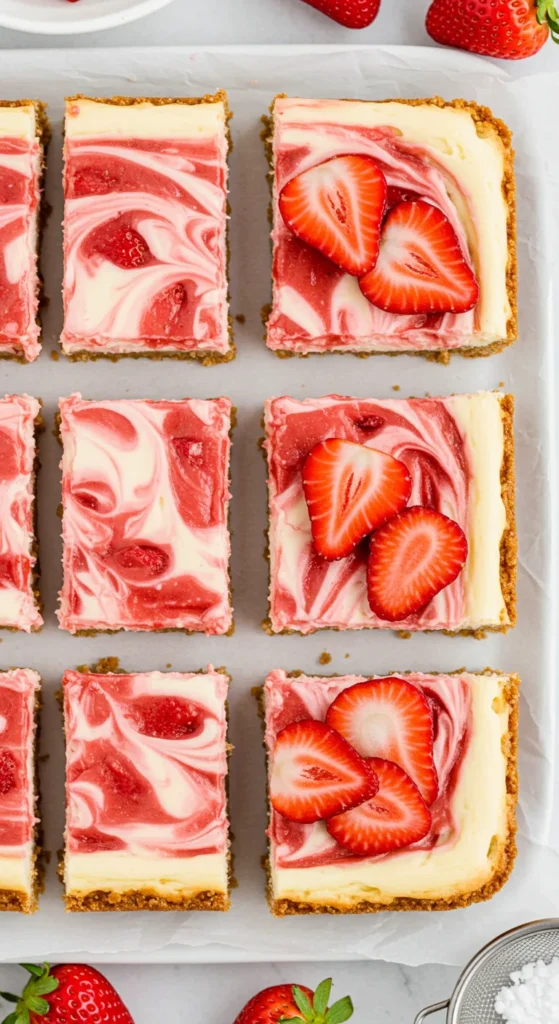 Strawberry Cheesecake Bars