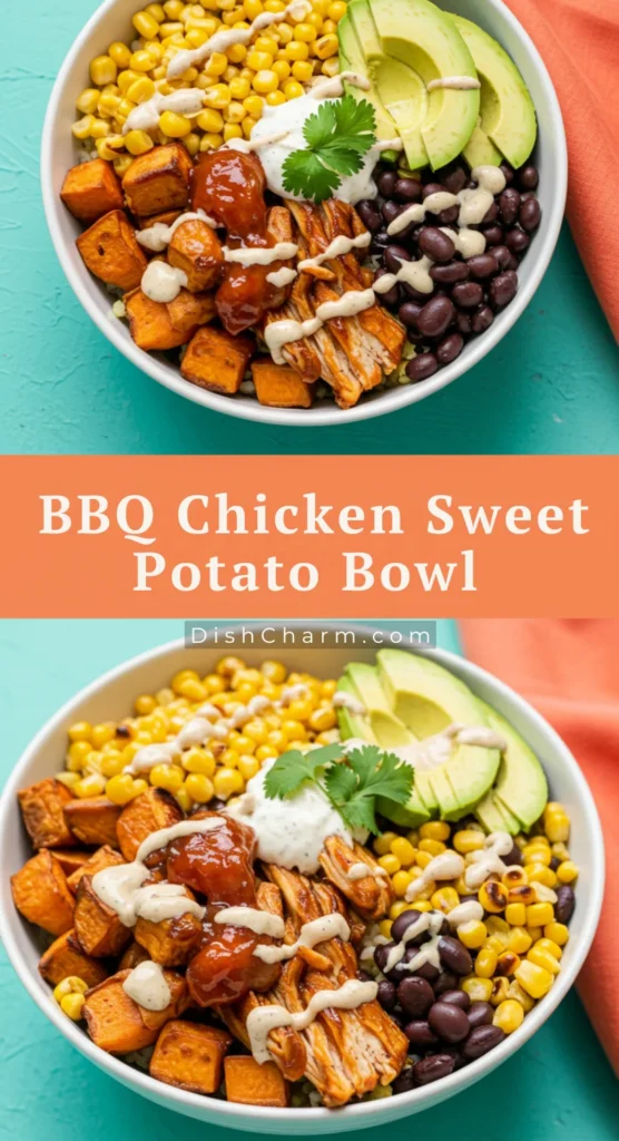 BBQ Chicken Sweet Potato Bowl BBQ Chicken Sweet Potato Bowl