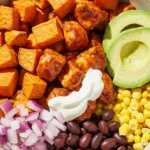 BBQ Chicken Sweet Potato Bowl