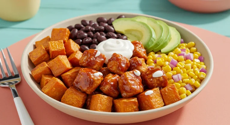 BBQ Chicken Sweet Potato Bowl