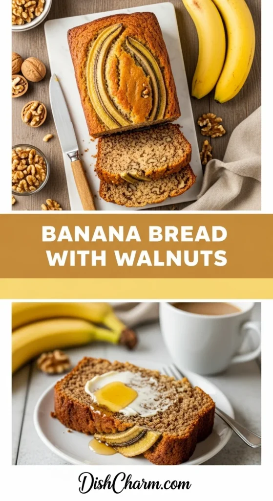 Banana Bread with Walnuts