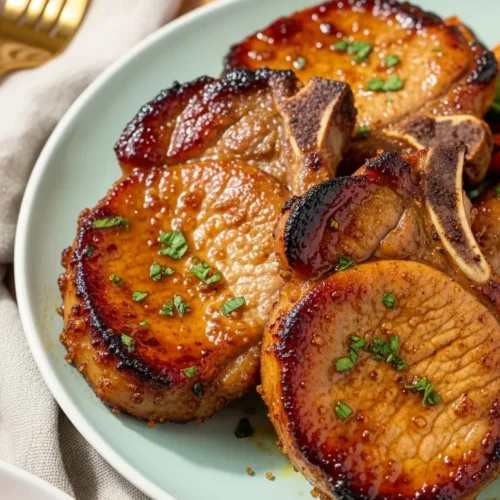 Brown Sugar Baked Pork Chops