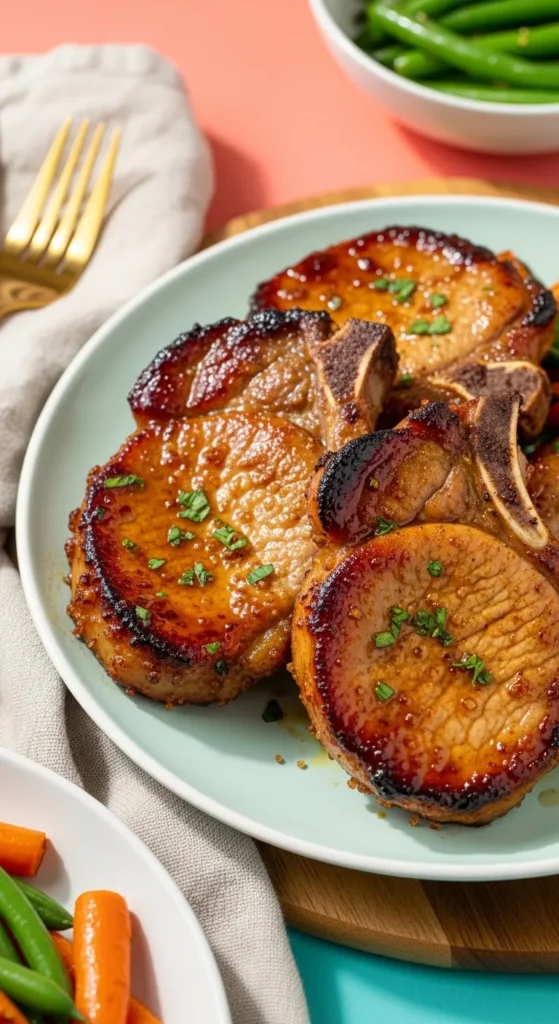 Brown Sugar Baked Pork Chops