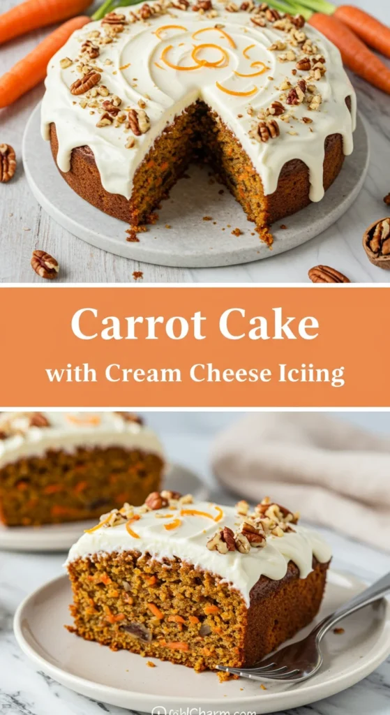 Carrot Cake with Cream Cheese Icing 1 Carrot Cake with Cream Cheese Icing