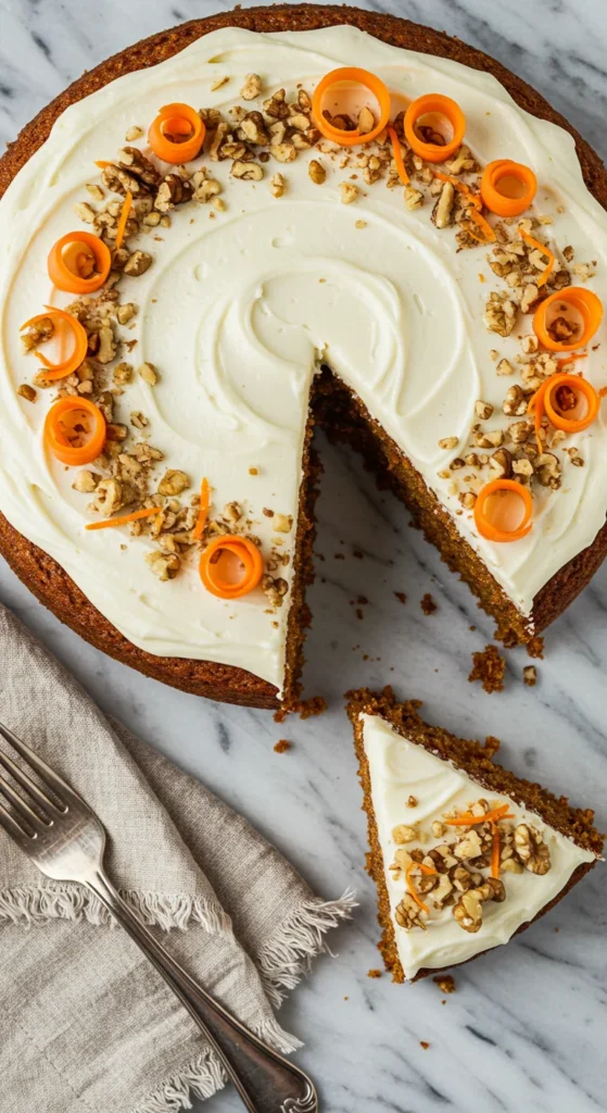 Carrot Cake with Cream Cheese Icing 3 Carrot Cake with Cream Cheese Icing