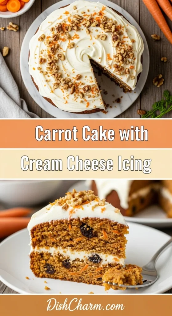 Carrot Cake with Cream Cheese Icing 5 Carrot Cake with Cream Cheese Icing