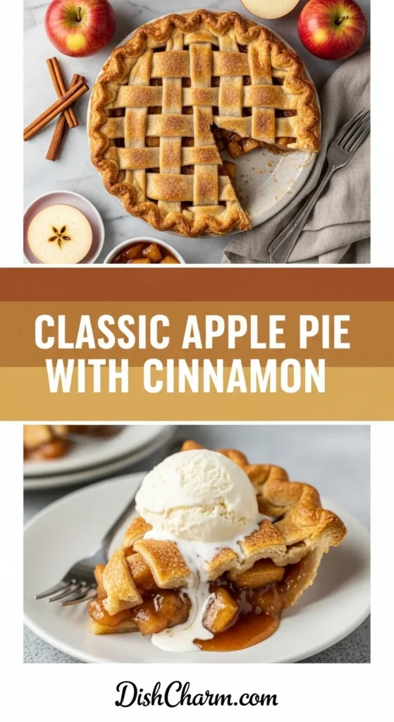 Classic Apple Pie with Cinnamon