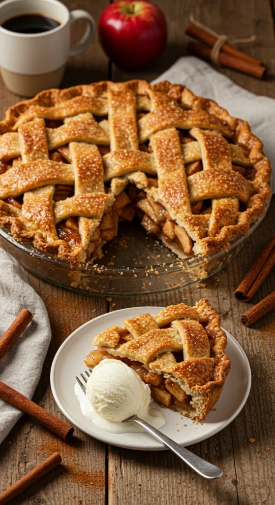 Classic Apple Pie with Cinnamon