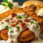 Country Fried Pork Chops with Bacon Gravy (2)
