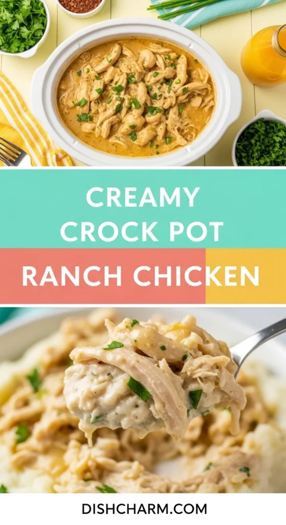 Creamy Crock Pot Ranch Chicken Recipe 1 1 Creamy Crock Pot Ranch Chicken Recipe