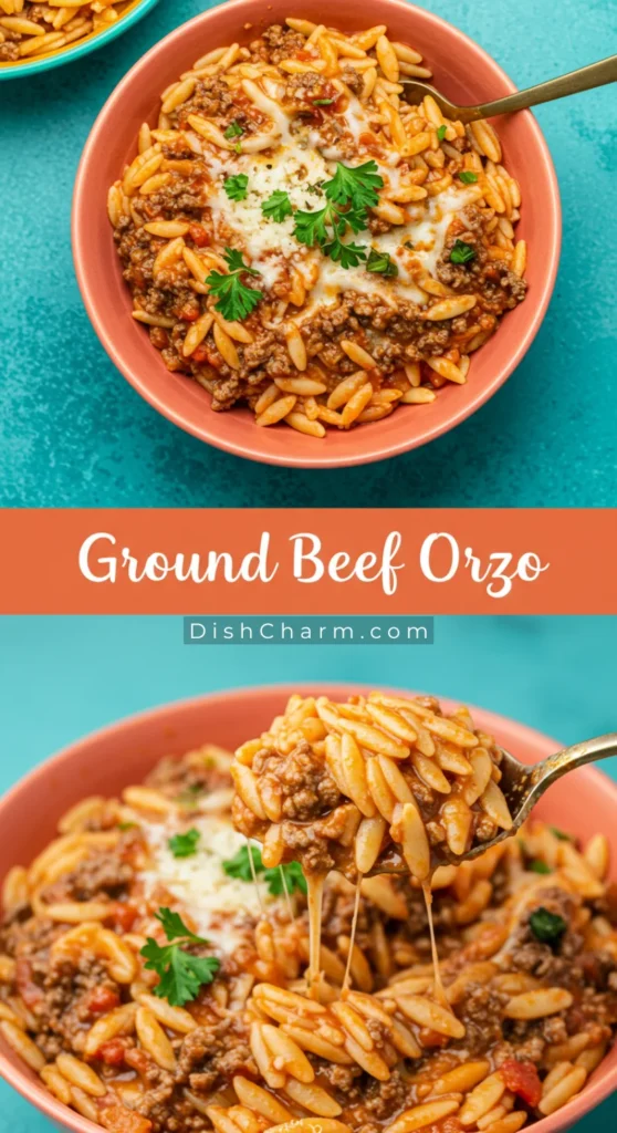 Ground Beef Orzo 1 2 Ground Beef Orzo