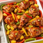 Hawaiian Chicken Sheet Pan – Sweet and Savory