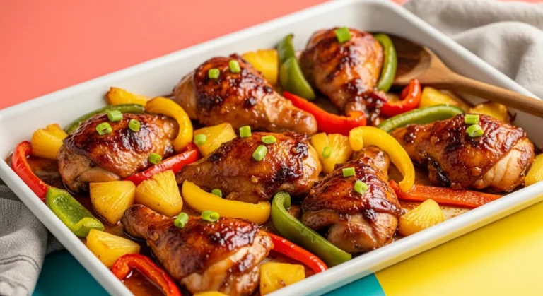 Hawaiian Chicken Sheet Pan – Sweet and Savory feature image