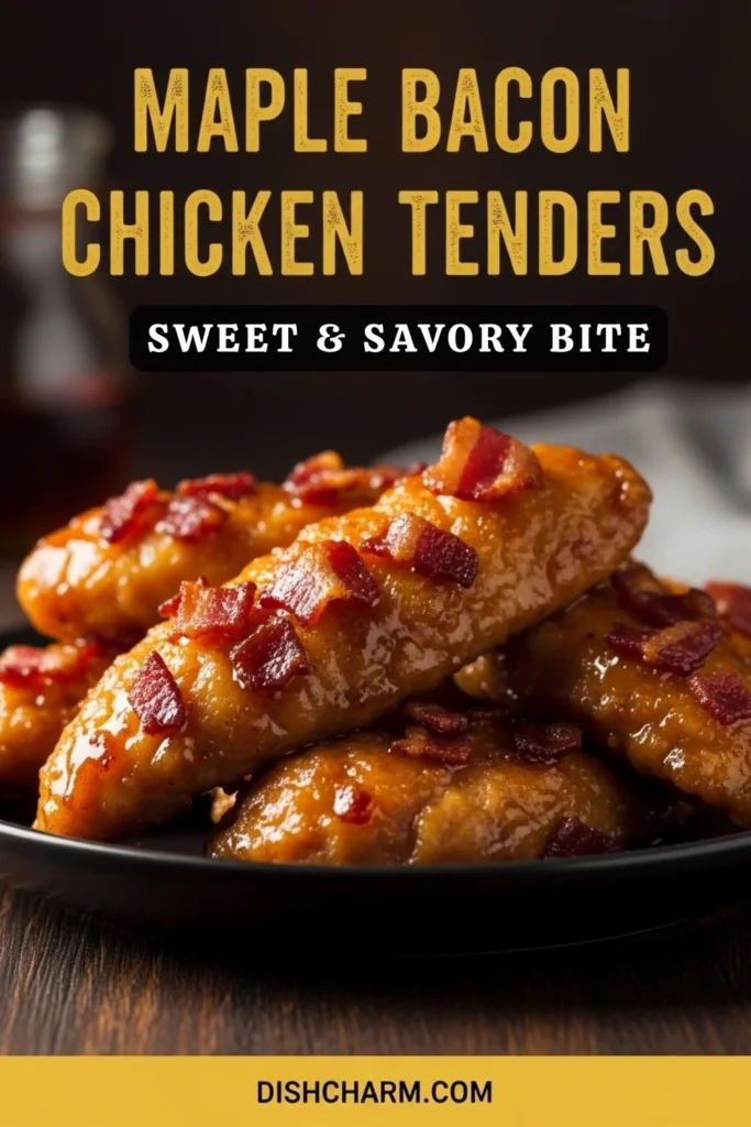 Maple Bacon Chicken Tenders 3 Maple Bacon Chicken Tenders
