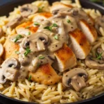 Marsala Chicken Orzo