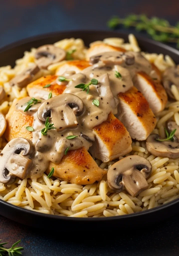 Marsala Chicken Orzo Marsala Chicken Orzo recipe