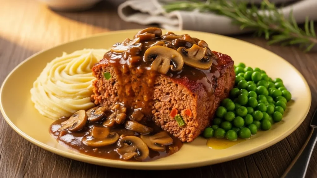 Meatloaf with Mushroom Gravy feature image