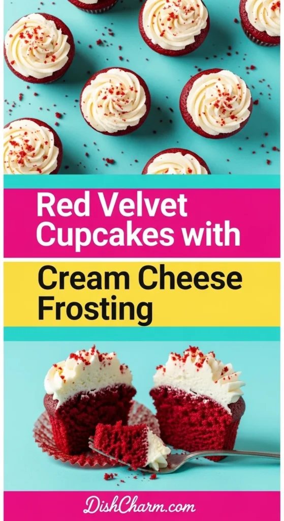 Red Velvet Cupcakes with Cream Cheese Frosting 1 Red Velvet Cupcakes with Cream Cheese Frosting