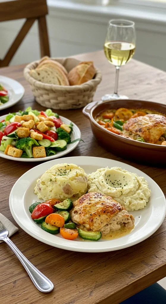 Serving Suggestions and Pairings of Creamy Crock Pot Ranch Chicken Serving Suggestions and Pairings of Creamy Crock Pot Ranch Chicken