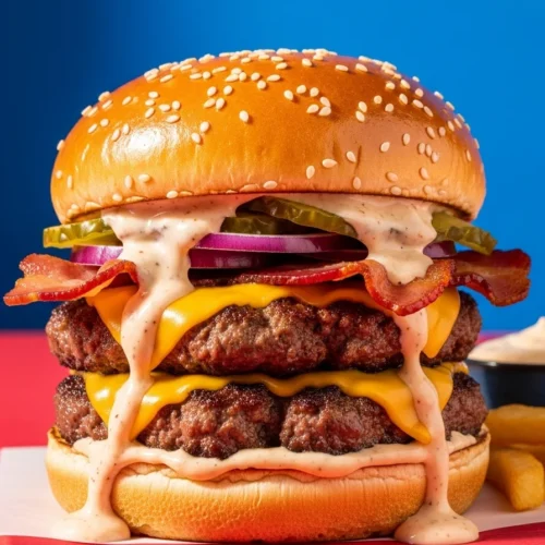 Smash Burgers with Baconnaise Sauce