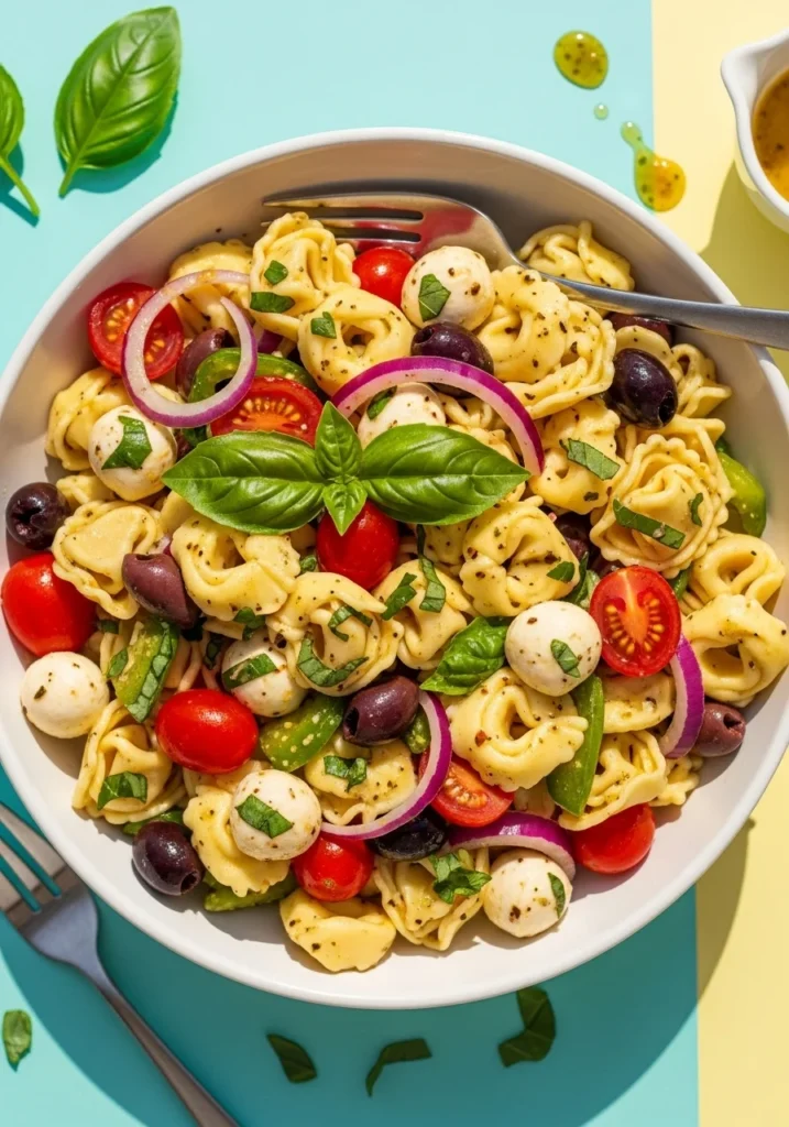 Zesty Tortellini Pasta Salad Recipe