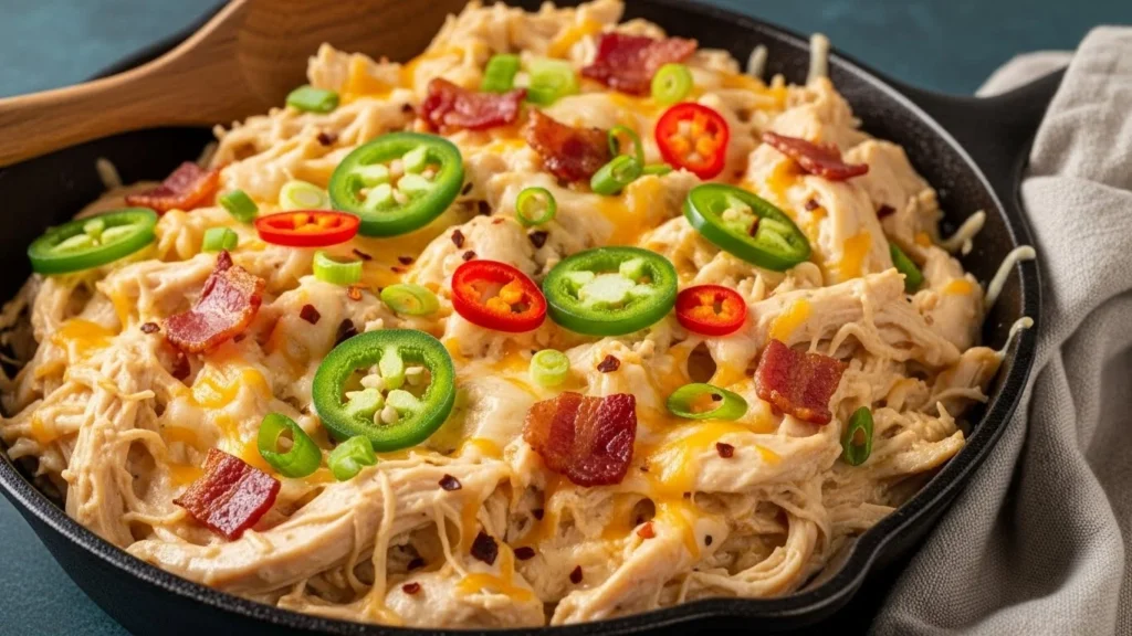 Easy Pepper Jack Crack Chicken Feature image